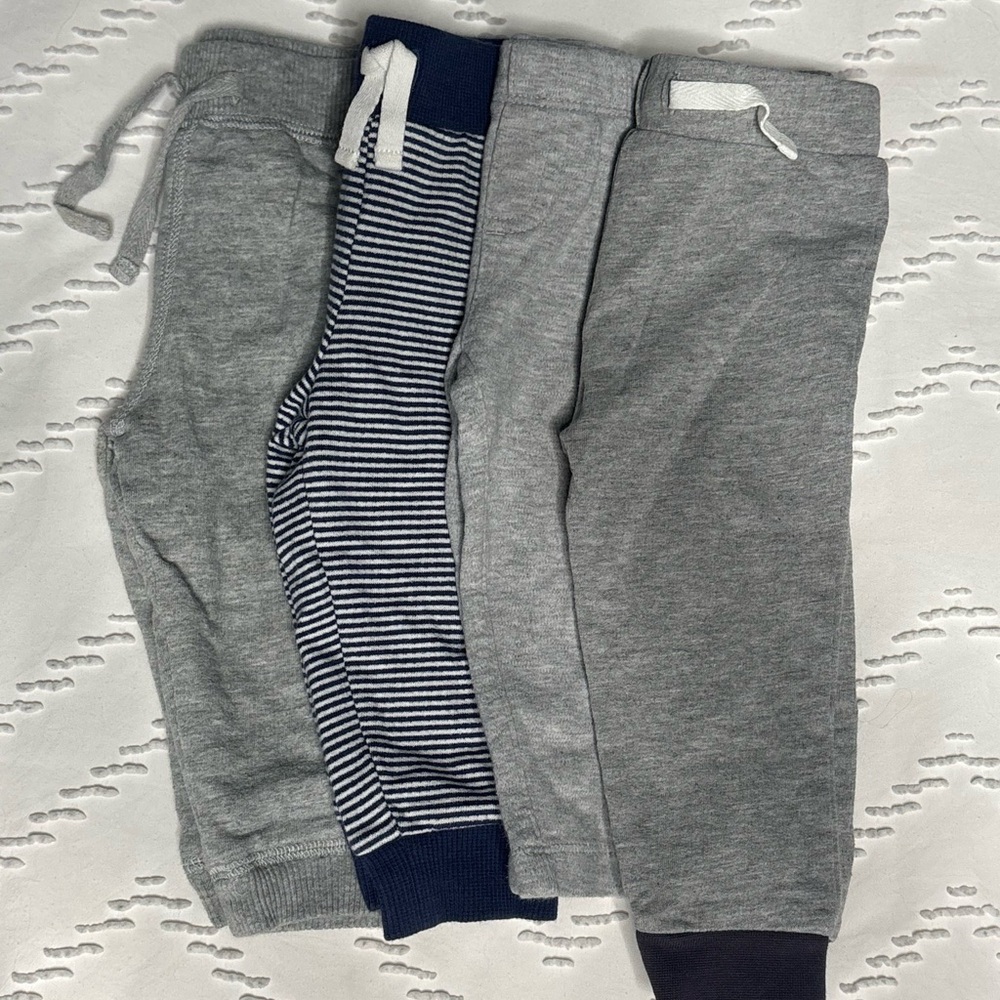 Carter's Gray and Navy Jogger Set
